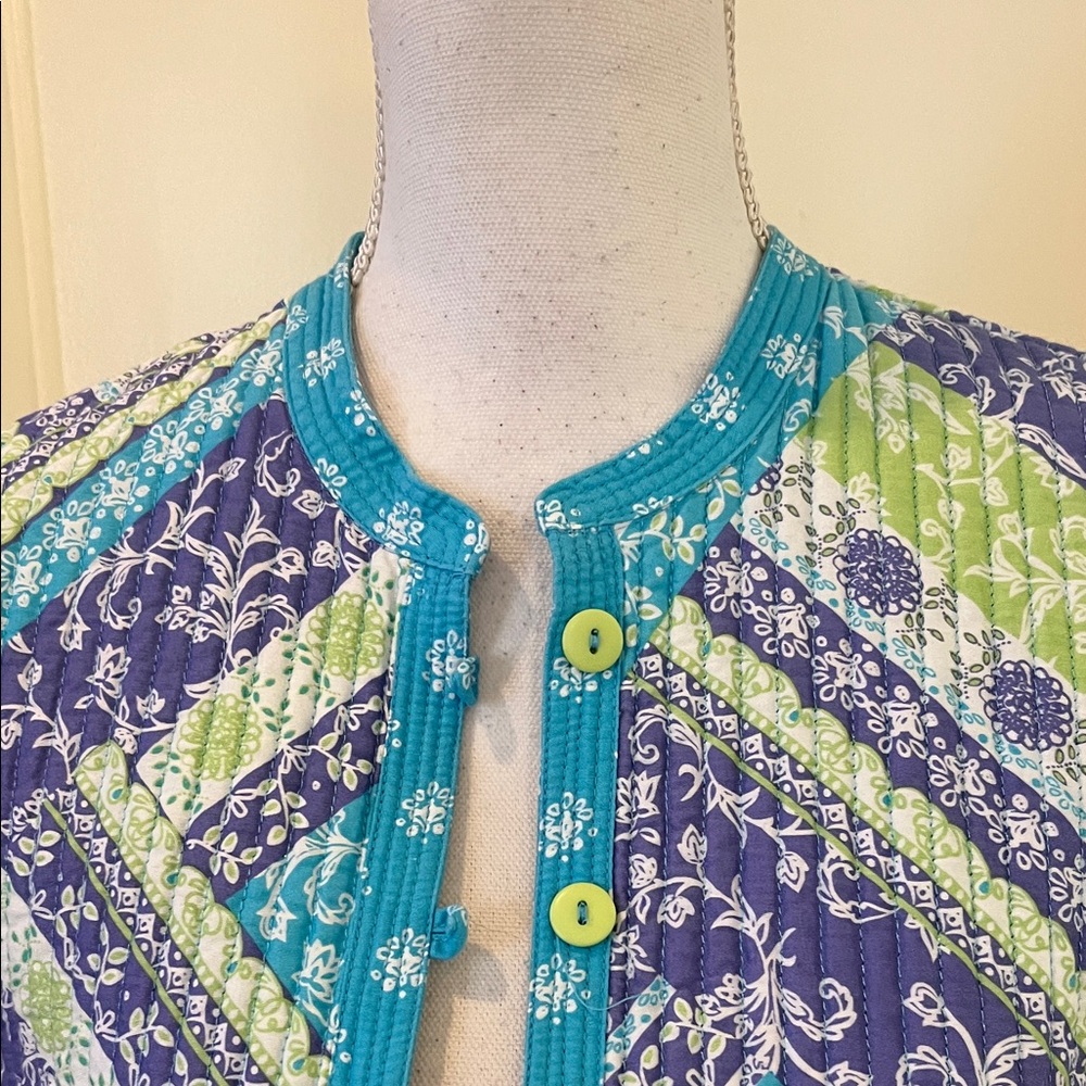 Appleseed's Multicolor Patterned Quilted Jacket - image 2